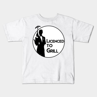 Licendced to grill Kids T-Shirt